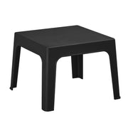 КВАДРАТНА КАФЕ МАСА SLEEK ПОЛИПРОПИЛЕН В ЧЕРНО 56x56x40Hсм.