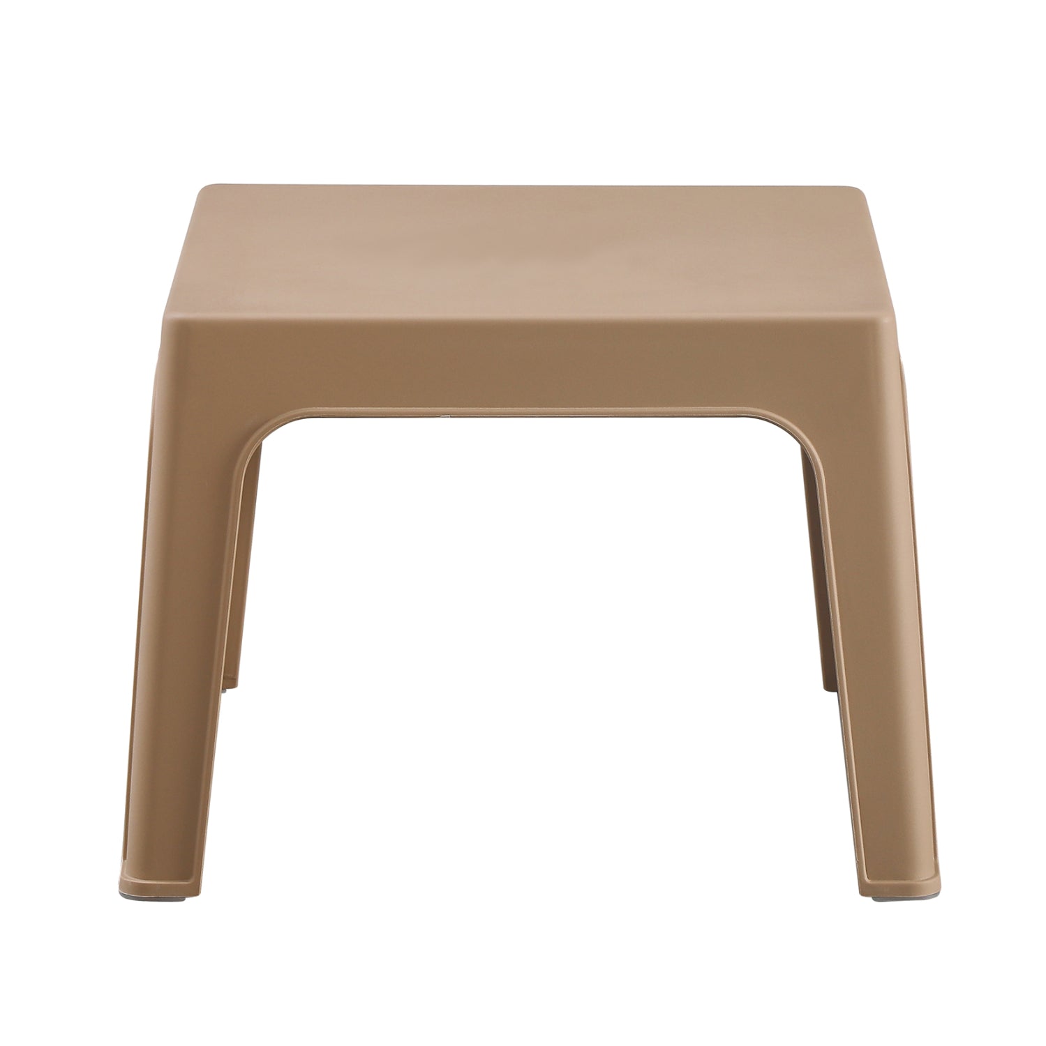КВАДРАТНА КАФЕ МАСА SLEEK ПОЛИПРОПИЛЕН В КАПУЧИНО 56x56x40Hсм.