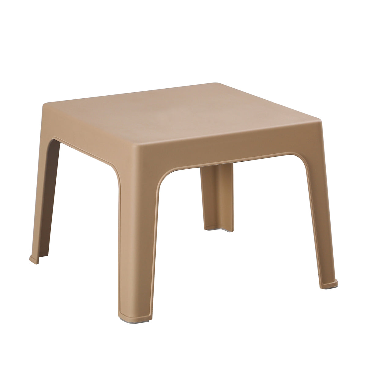 КВАДРАТНА КАФЕ МАСА SLEEK ПОЛИПРОПИЛЕН В КАПУЧИНО 56x56x40Hсм.