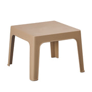 КВАДРАТНА КАФЕ МАСА SLEEK ПОЛИПРОПИЛЕН В КАПУЧИНО 56x56x40Hсм.