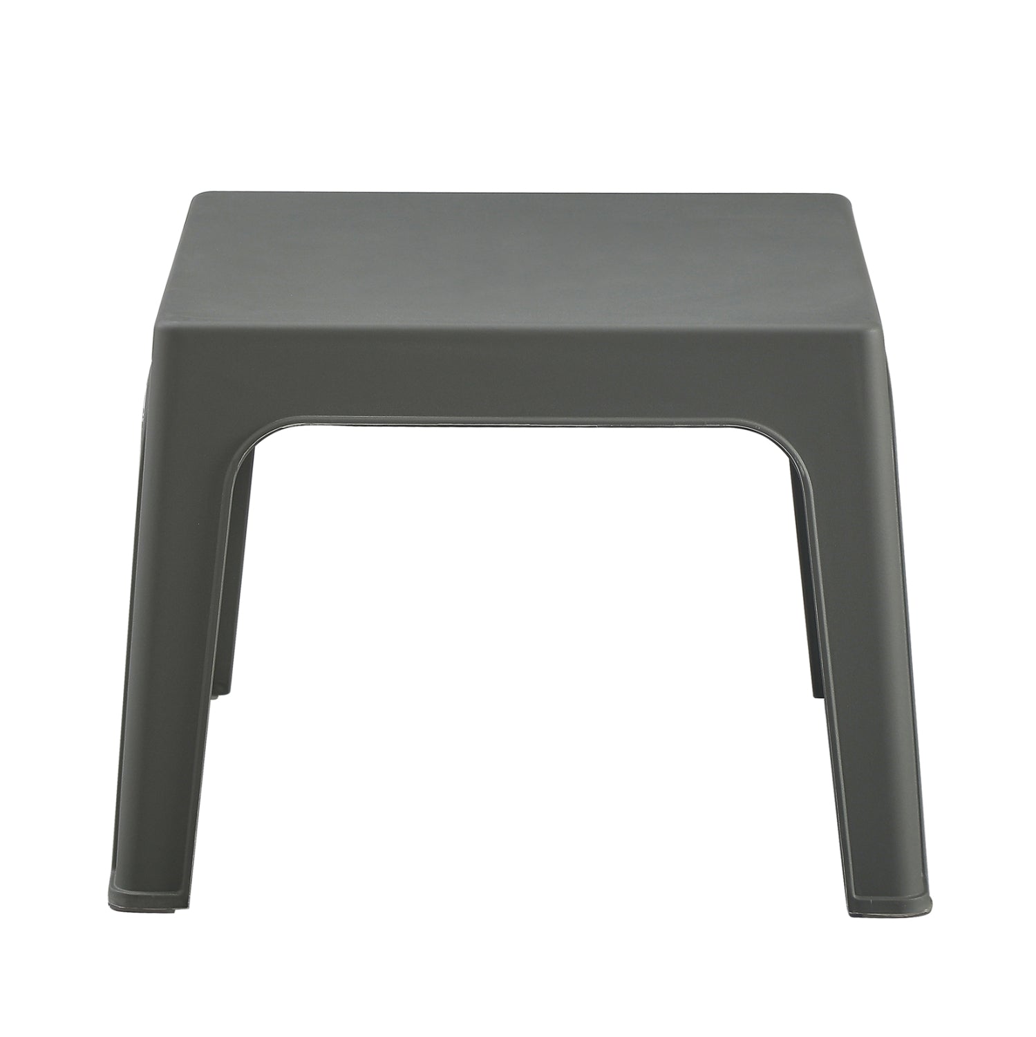 КВАДРАТНА КАФЕ МАСА SLEEK ПОЛИПРОПИЛЕН В ТЪМНО ЗЕЛЕНО 56x56x40Hсм.