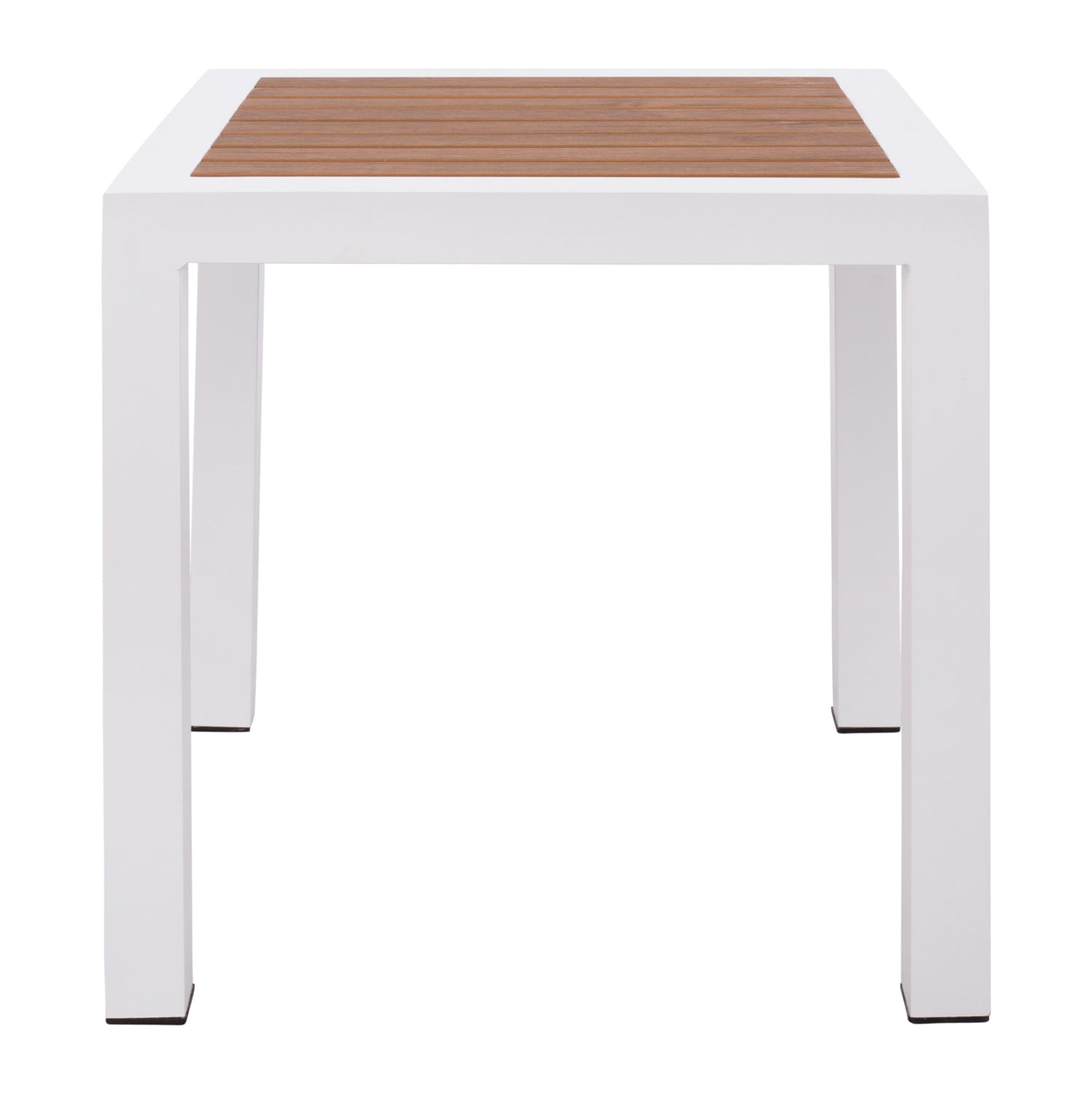Алуминиева маса бяла с Polywood 45x45x45,5 см