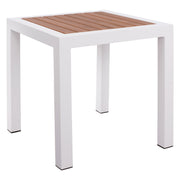 Алуминиева маса бяла с Polywood 45x45x45,5 см