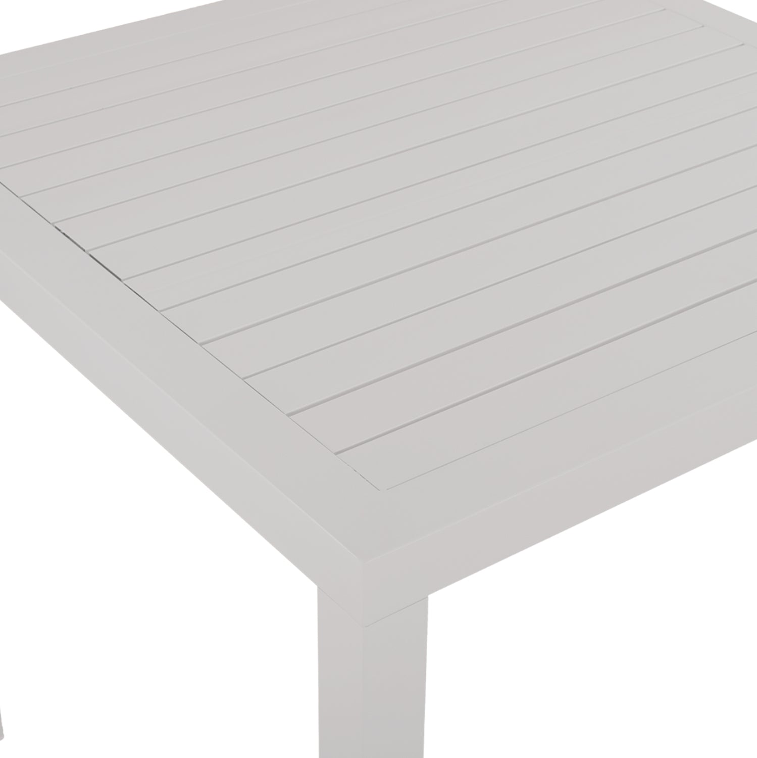 Алуминиева маса 120x80 бяла