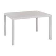 Алуминиева маса 120x80 бяла