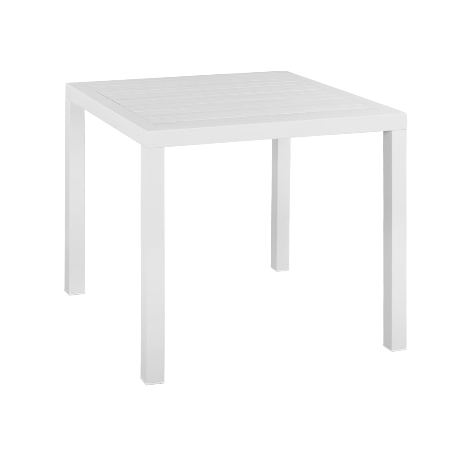 Алуминиева маса 80x80 бяла