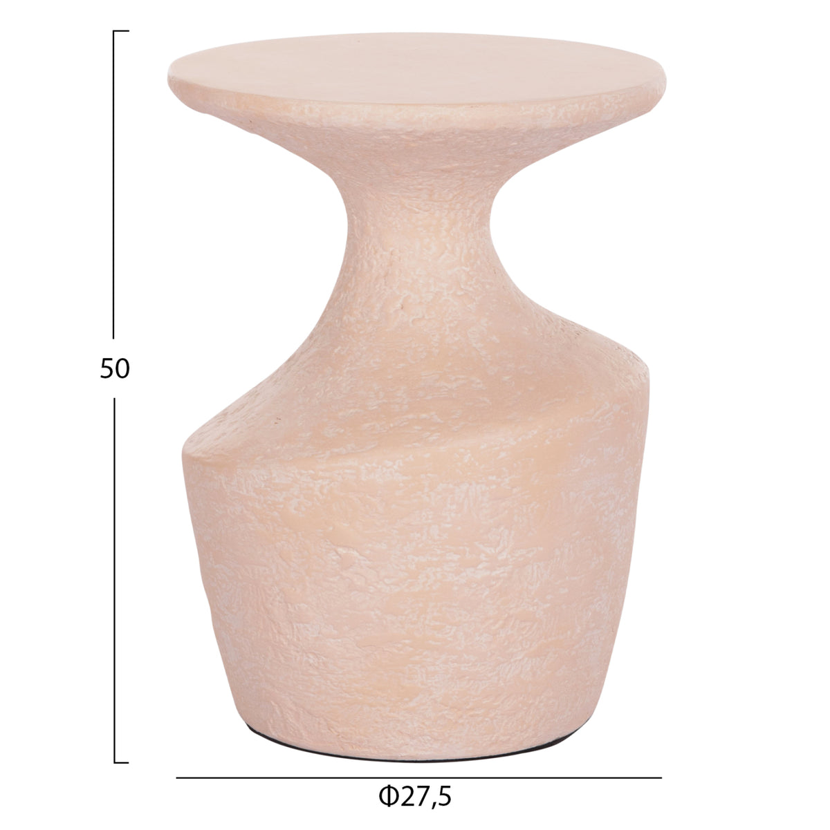 СТРАНИЧНА МАСА REBON.04S ФИБРОЦИМЕНТ ПРАСКОВЕН ЦВЯТ--Φ27.5x50Hсм.