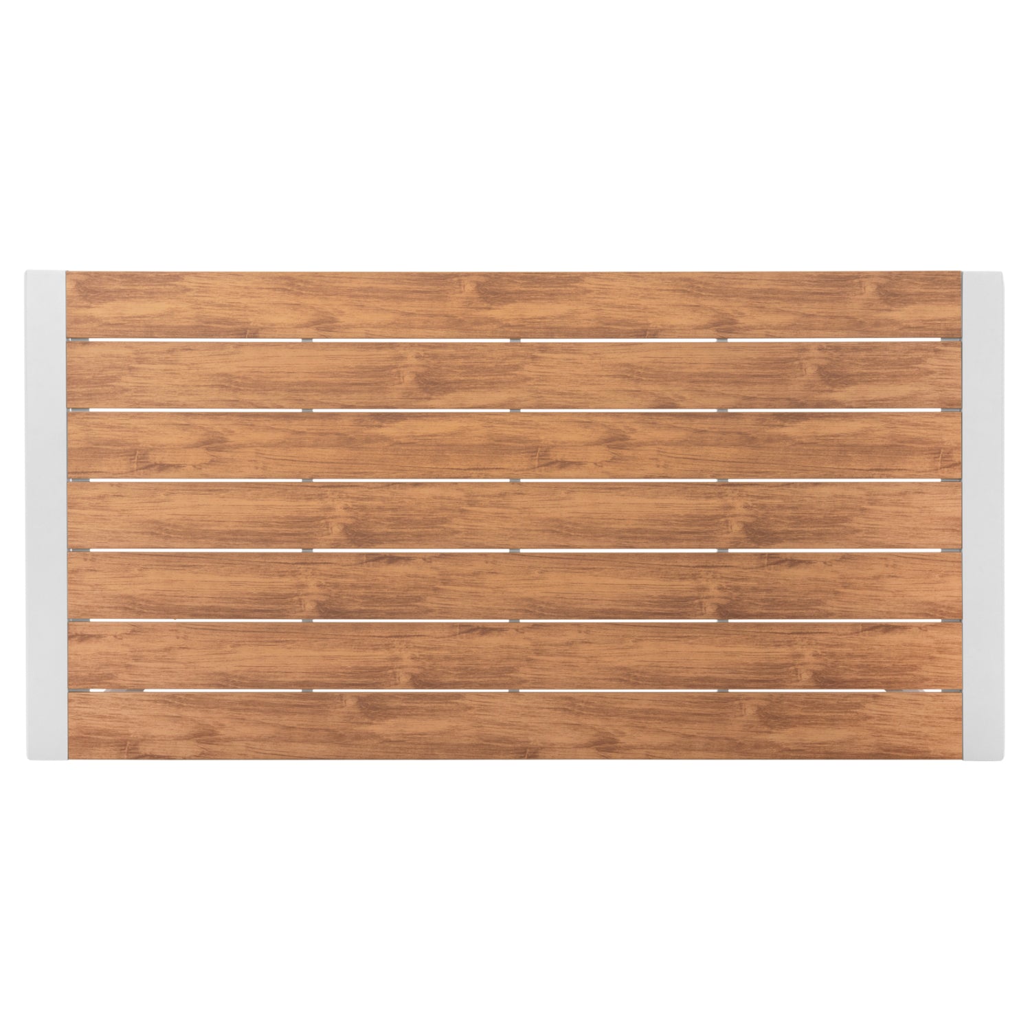 Външна трапезна маса GOYA алуминий в бяло с плот от поливуд 160x80x75H см.