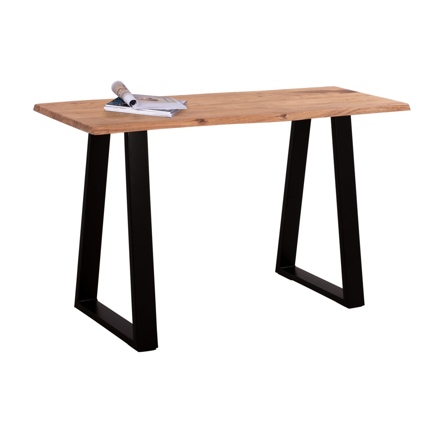 Конзолен шкаф SOFIA SLIM масивно акациево дърво натурален 130x45x76 см.