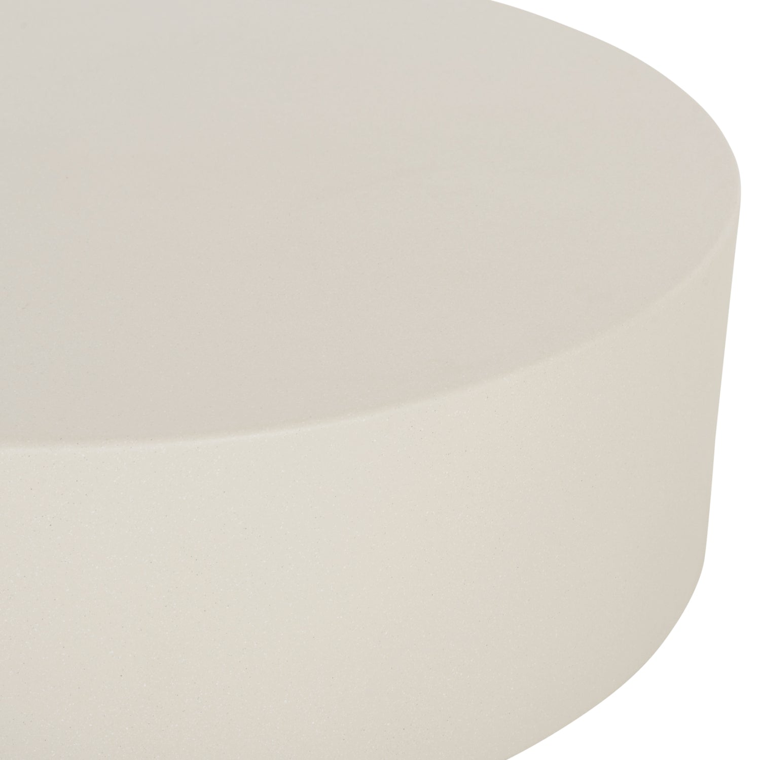КРЪГЛА ВЪНШНА КАФЕ МАСА KYOKO БЕЖОВ ФИБРОЦИМЕНТ Φ90x34Hсм