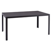 Метална маса в сиво със сиво стъкло 150x90x75см