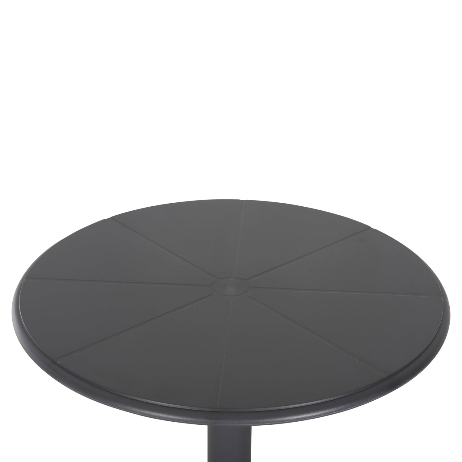 Бар маса кръгла TERRIN полипропилен сива Φ60x106Hсм.