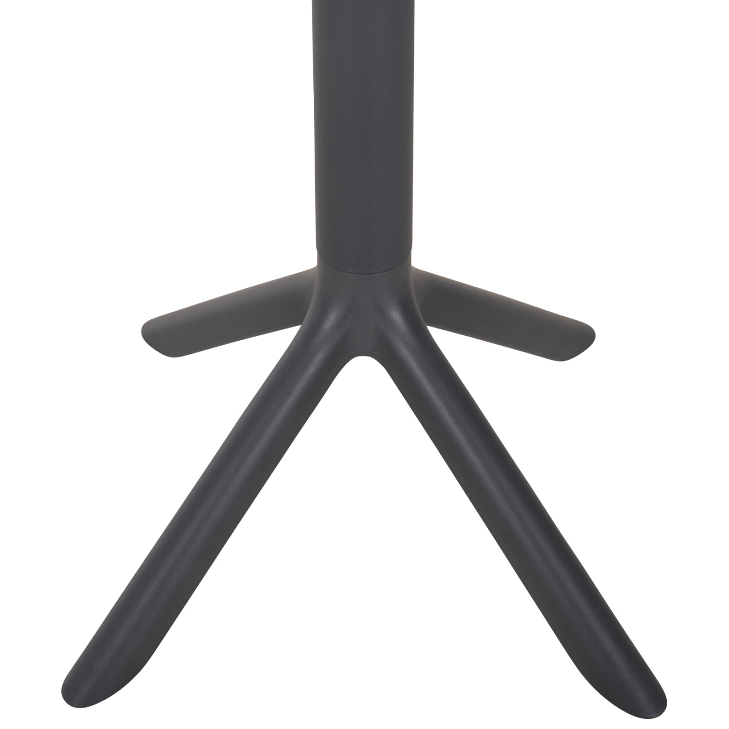 Бар маса кръгла TERRIN полипропилен сива Φ60x106Hсм.