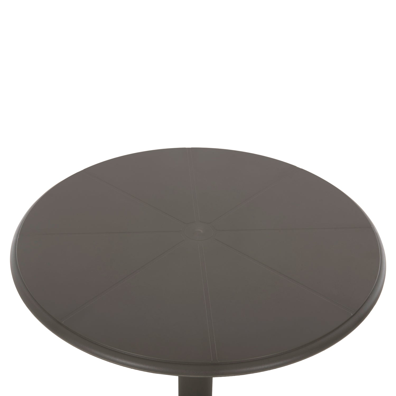 Кръгла маса от полипропилен TERRIN маслиненозелена Φ60x75Hсм.