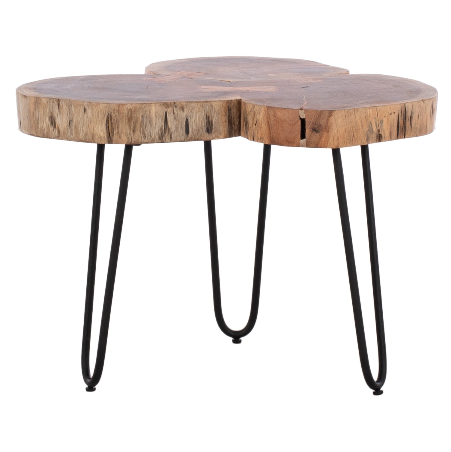 Кафе маса Oslo масивна акациева дървесина 57x57x40 см.