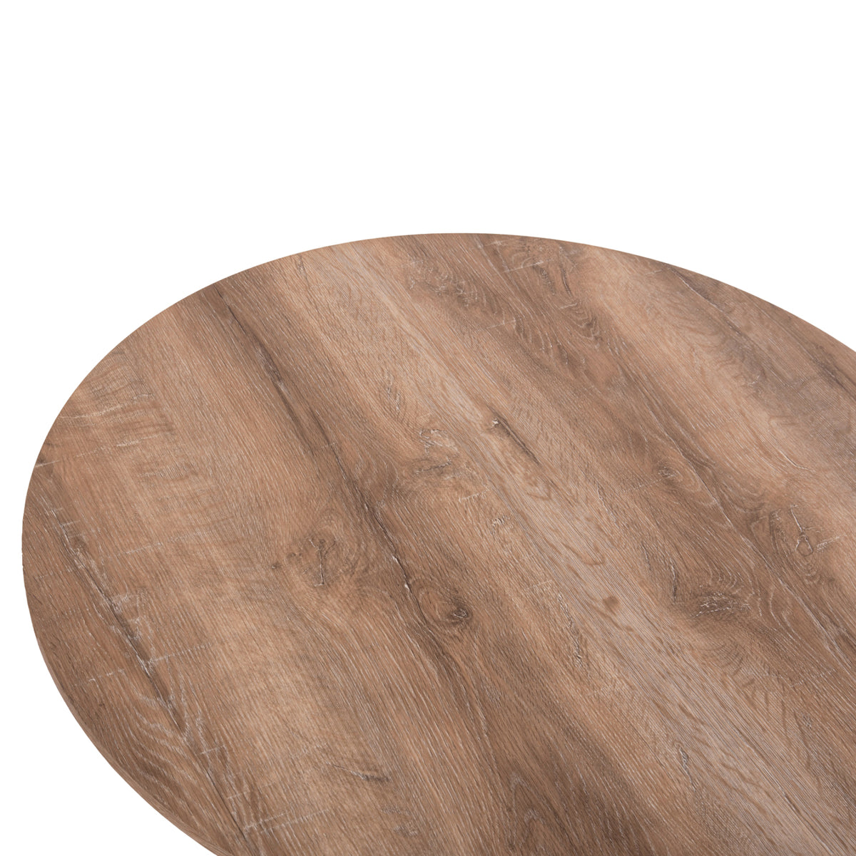 Масичка за кафе KARAN MDF в естествен дървесен цвят Φ80x45,5 см