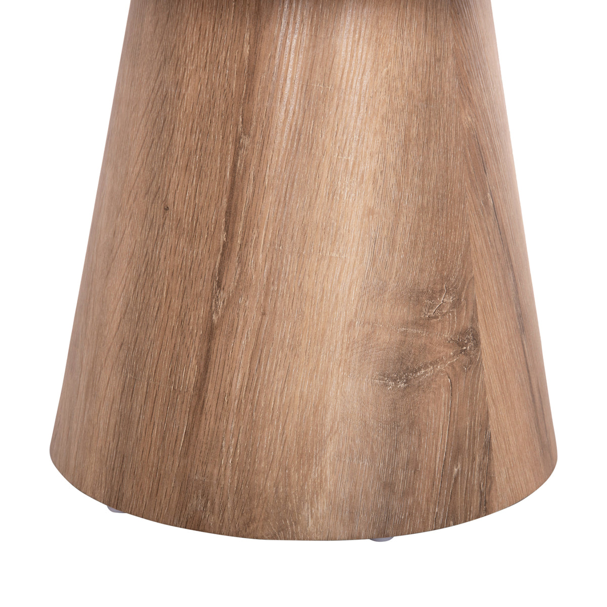 Масичка за кафе KARAN MDF в естествен дървесен цвят Φ80x45,5 см