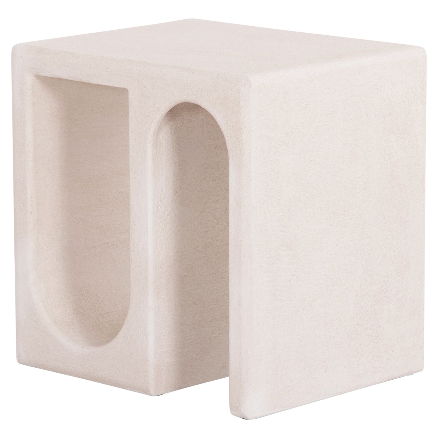 Масичка за кафе серия SANTORINI MDF в слонова кост 48x38x48,5Hсм.