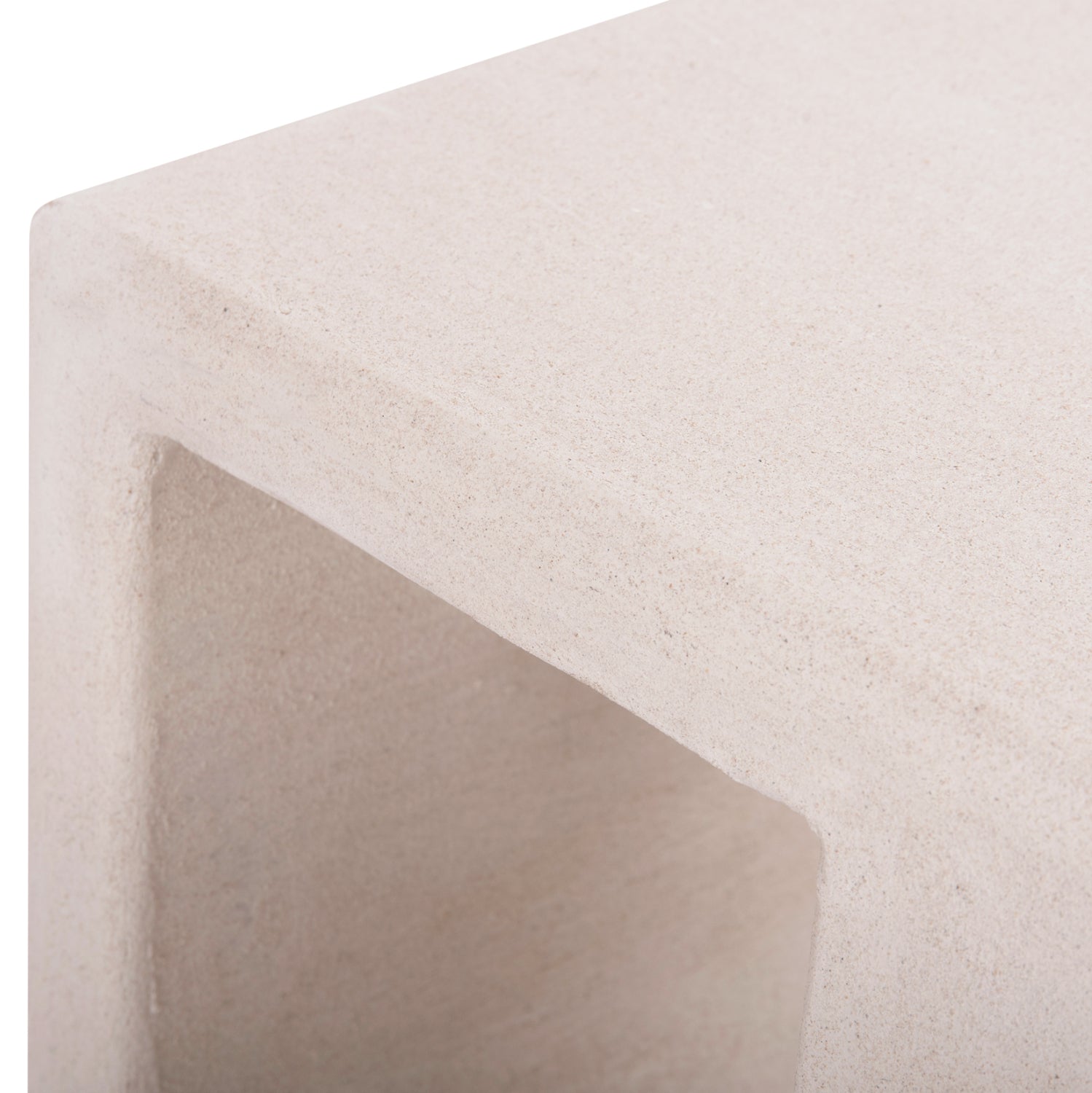 Масичка за кафе серия SANTORINI MDF в слонова кост 48x38x48,5Hсм.