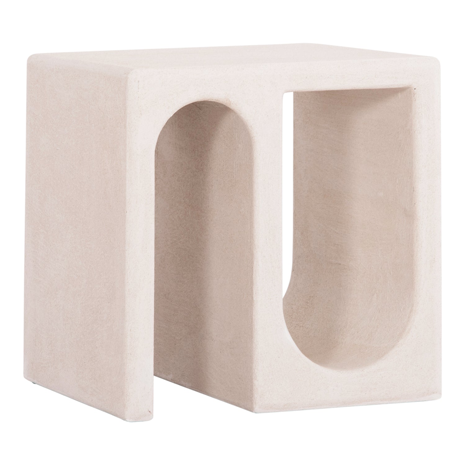 Масичка за кафе серия SANTORINI MDF в слонова кост 48x38x48,5Hсм.