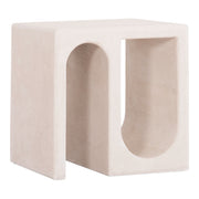 Масичка за кафе серия SANTORINI MDF в слонова кост 48x38x48,5Hсм.