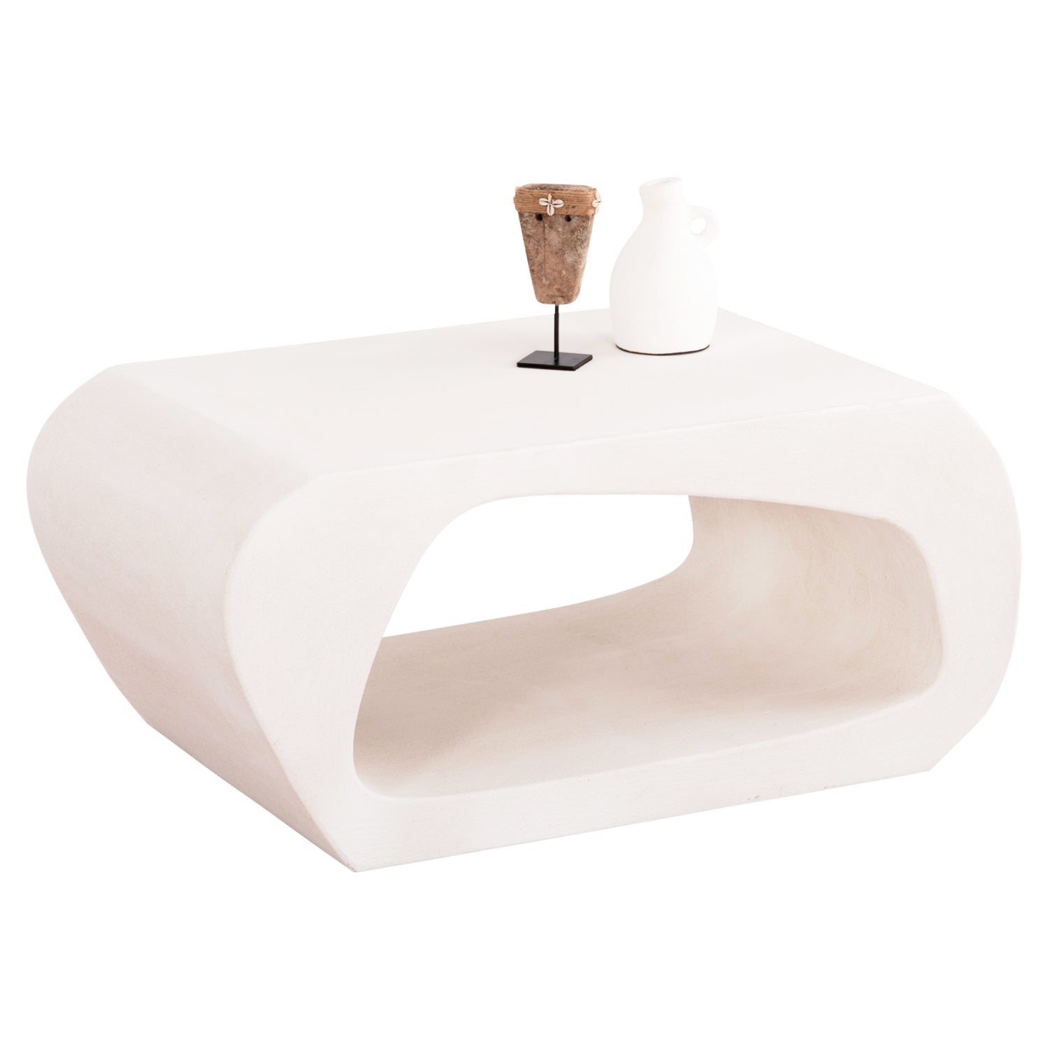 Масичка за кафе серия SANTORINI MDF в слонова кост 100x60x45Hсм.