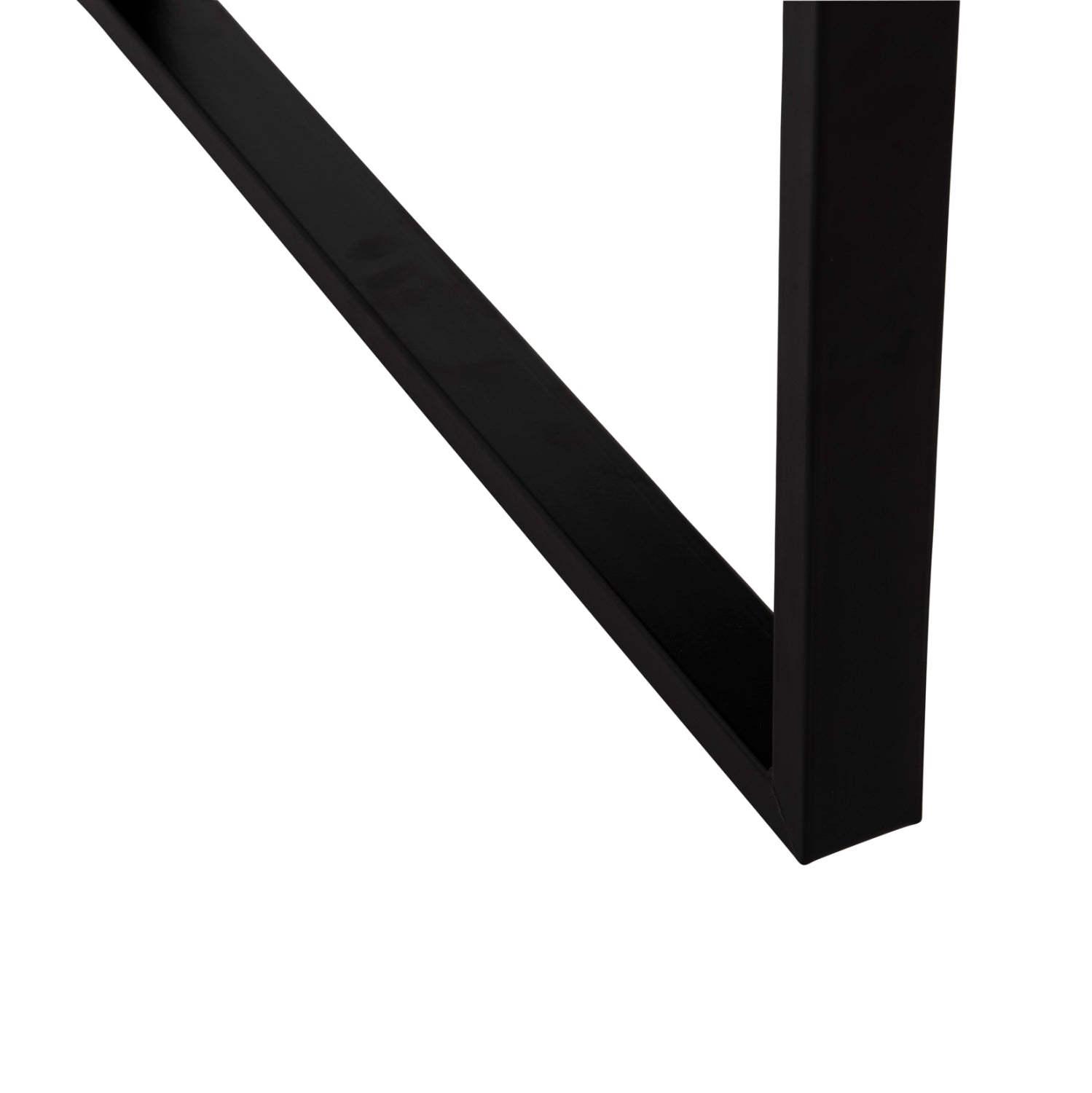 Кафе маса SHABEN MDF плот черен мрамор - черна метална основа 120x60x46Hсм.