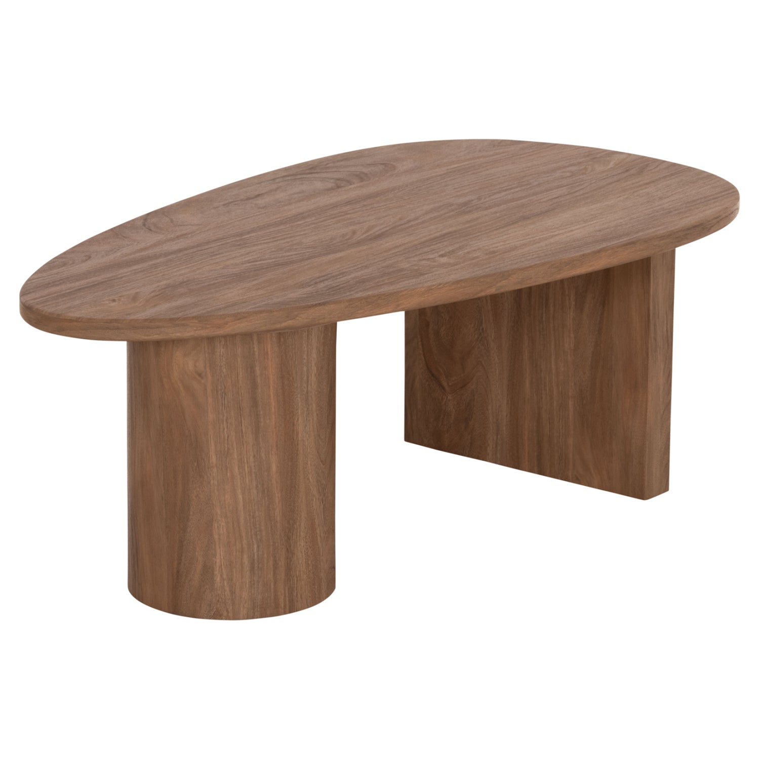Овална холна маса ALPER MDF в цвят сонама 110x60x40Hсм