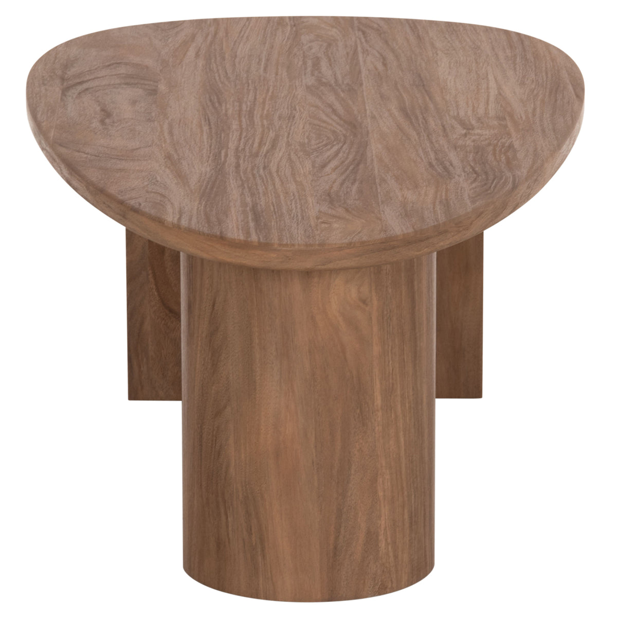 Овална холна маса ALPER MDF в цвят сонама 110x60x40Hсм
