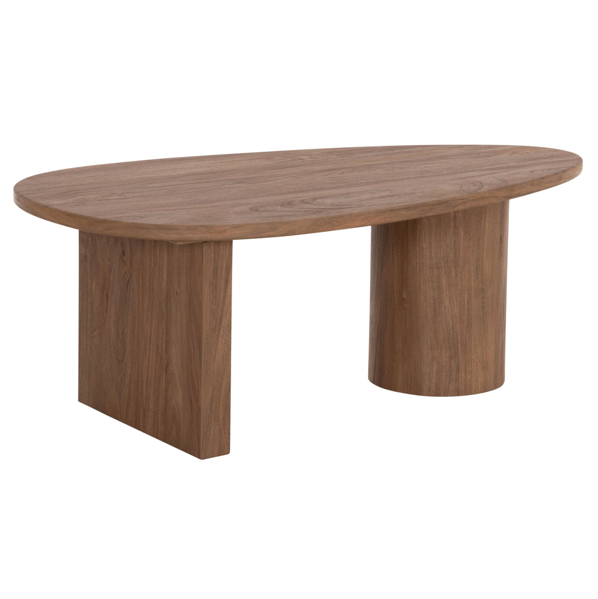 Овална холна маса ALPER MDF в цвят сонама 110x60x40Hсм