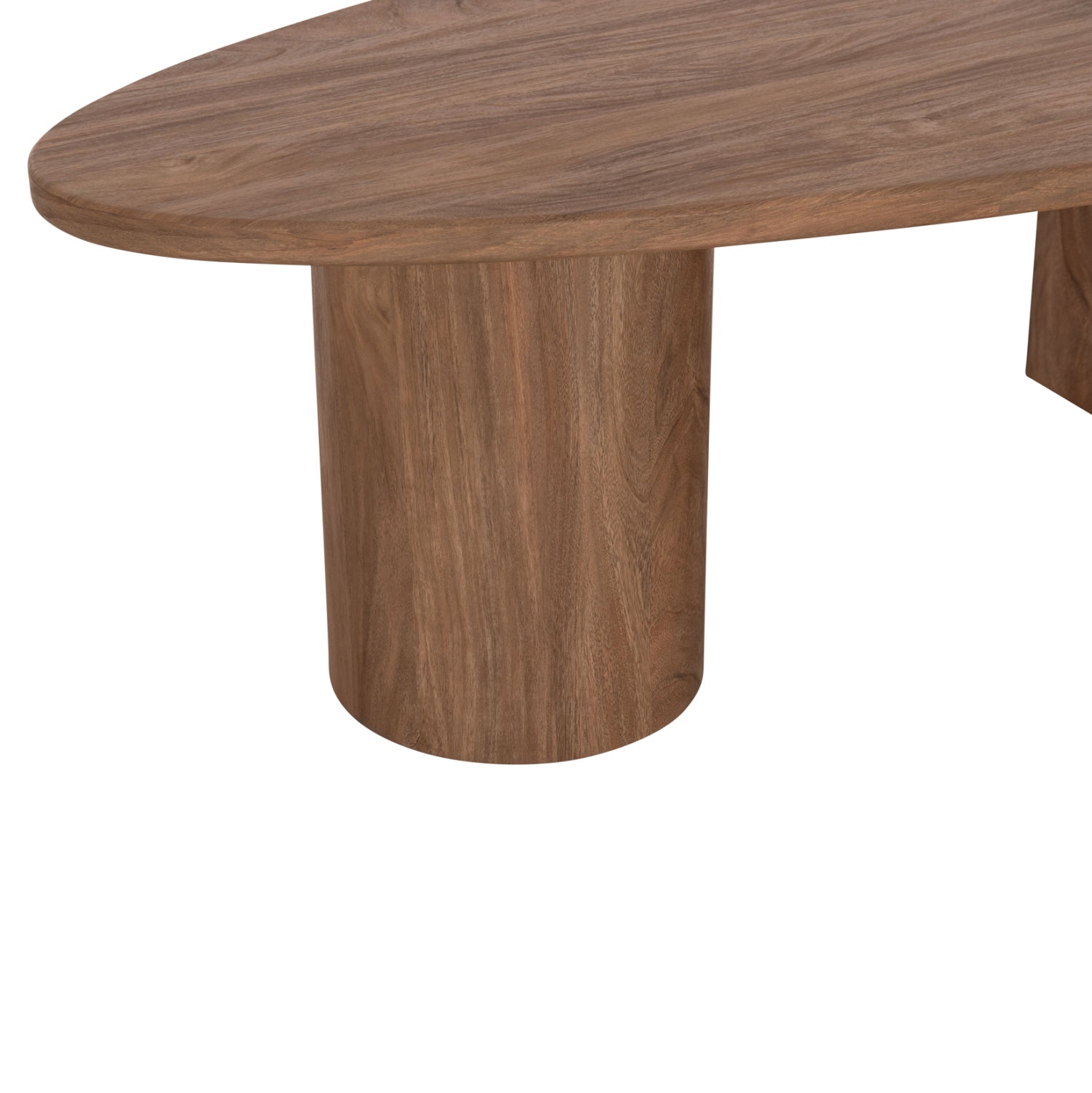 Овална холна маса ALPER MDF в цвят сонама 110x60x40Hсм