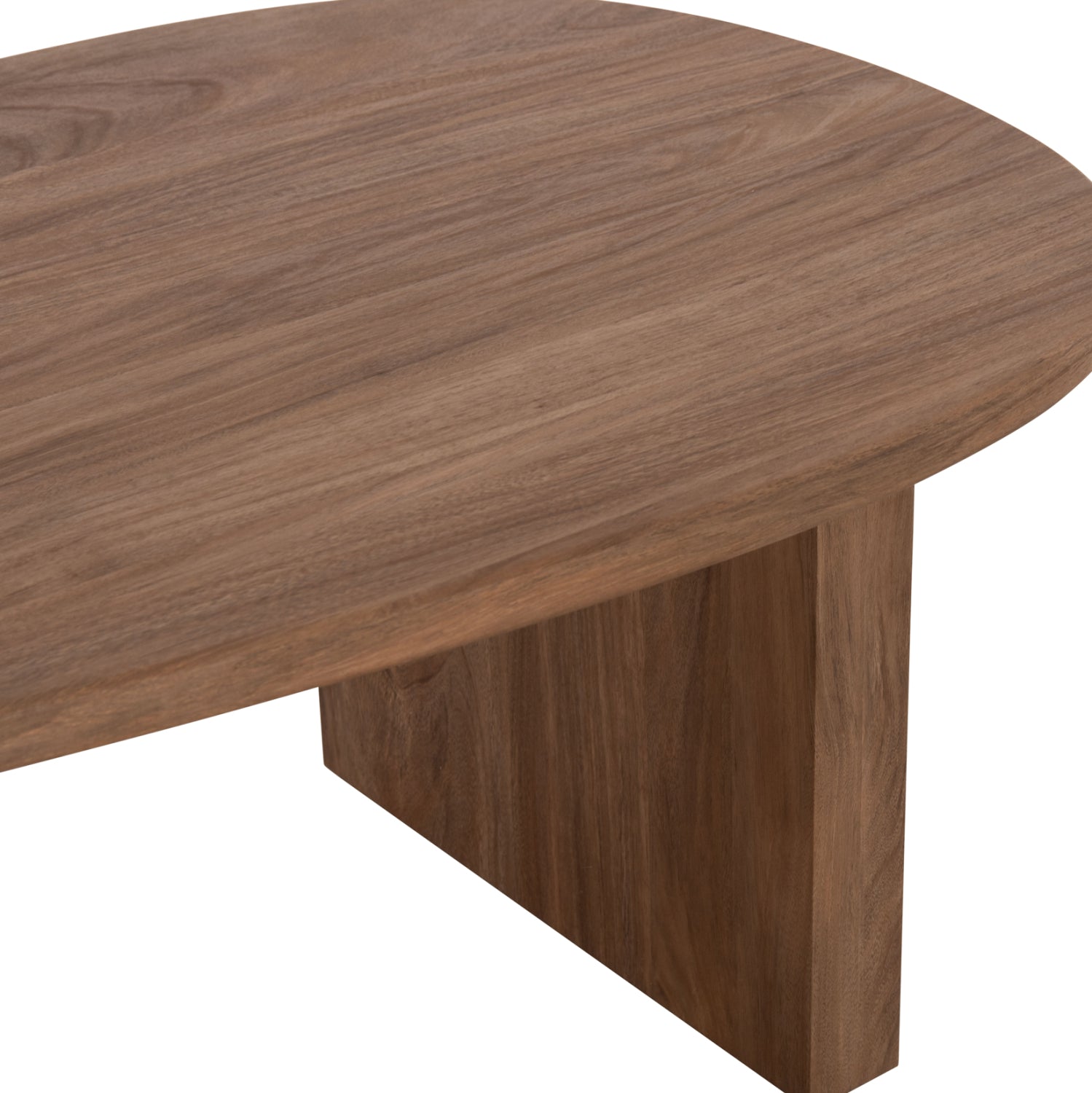 Овална холна маса ALPER MDF в цвят сонама 110x60x40Hсм