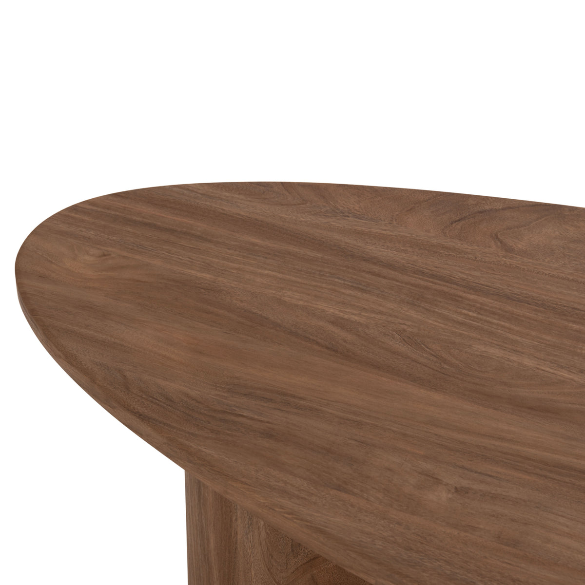 Овална холна маса ALPER MDF в цвят сонама 110x60x40Hсм