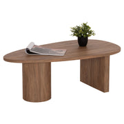 Овална холна маса ALPER MDF в цвят сонама 110x60x40Hсм