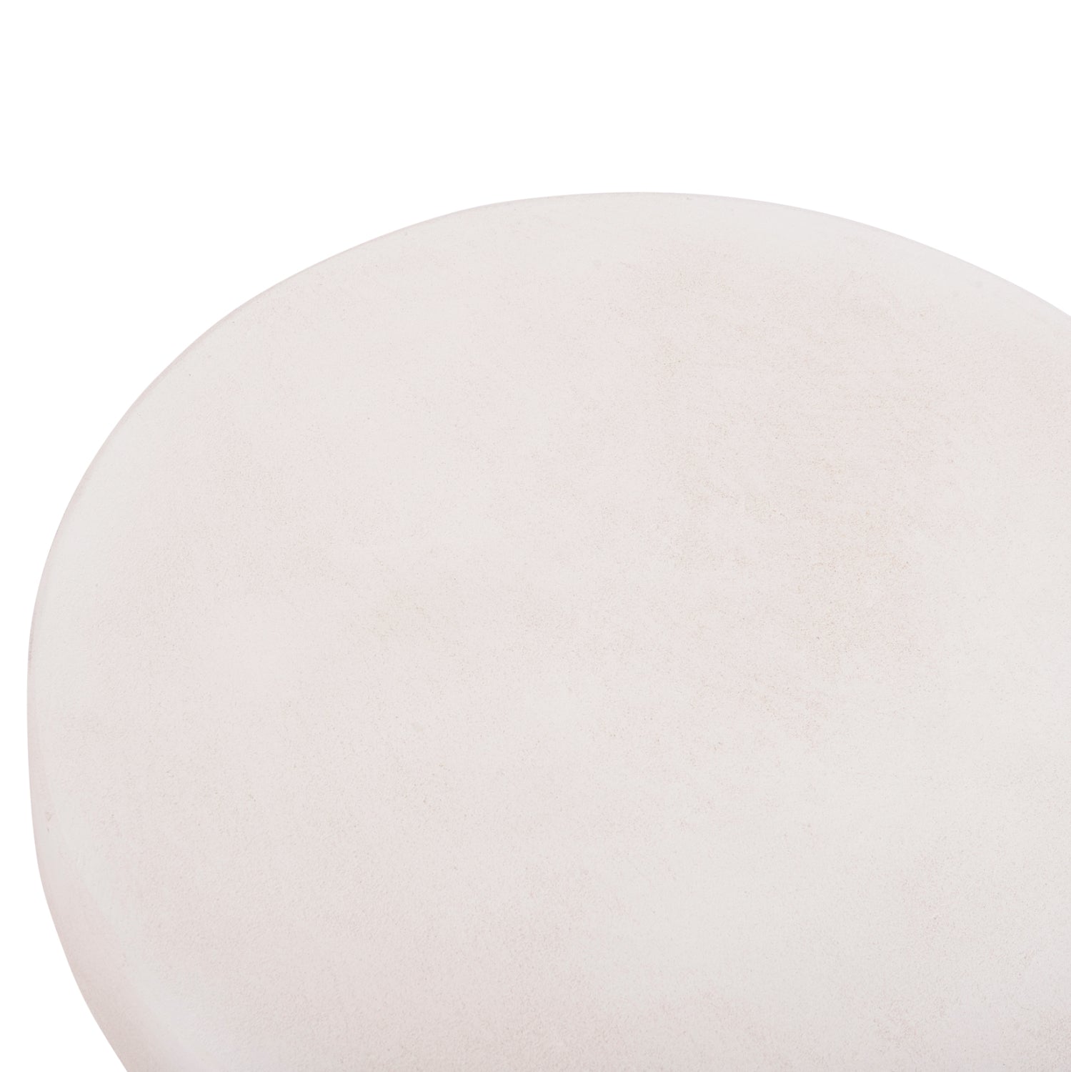 Кръгла холна маса серия SANTORINI MDF в цвят офуайт Φ79x35Hсм.