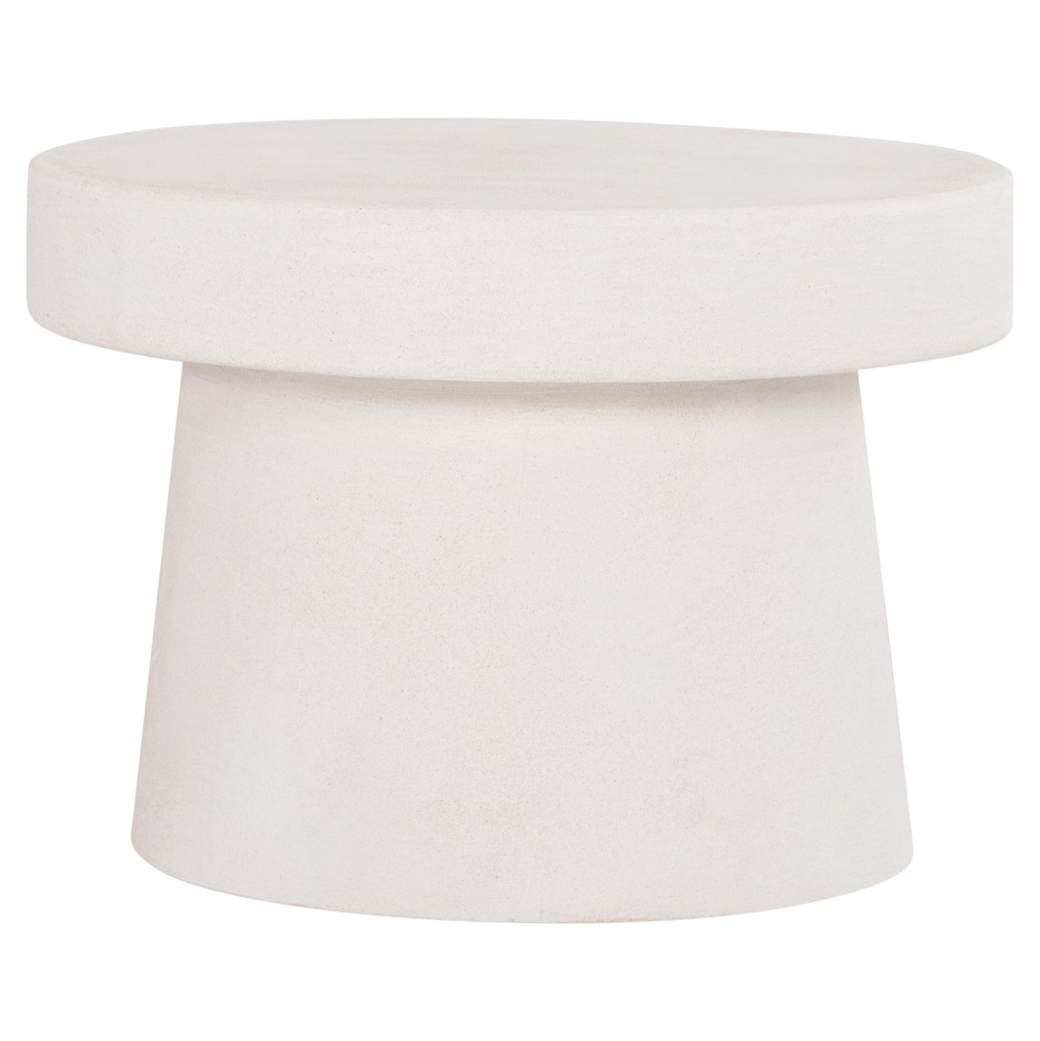 КРЪГЛА КАФЕЙНА МАСА СЕРИЯ SANTORINI MDF В ЦВЯТ ОФ-БЯЛ Ф60x42.5Всм.