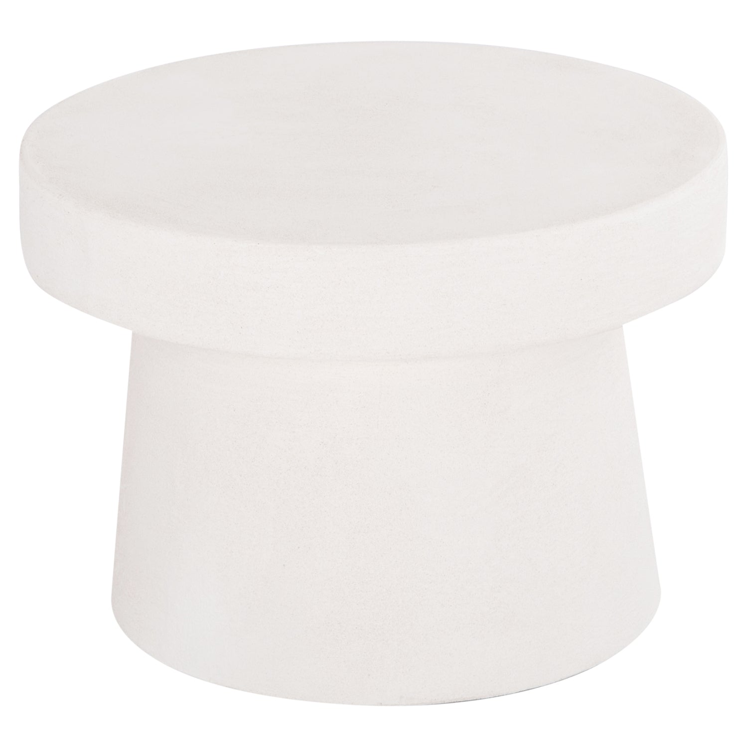 КРЪГЛА КАФЕЙНА МАСА СЕРИЯ SANTORINI MDF В ЦВЯТ ОФ-БЯЛ Ф60x42.5Всм.