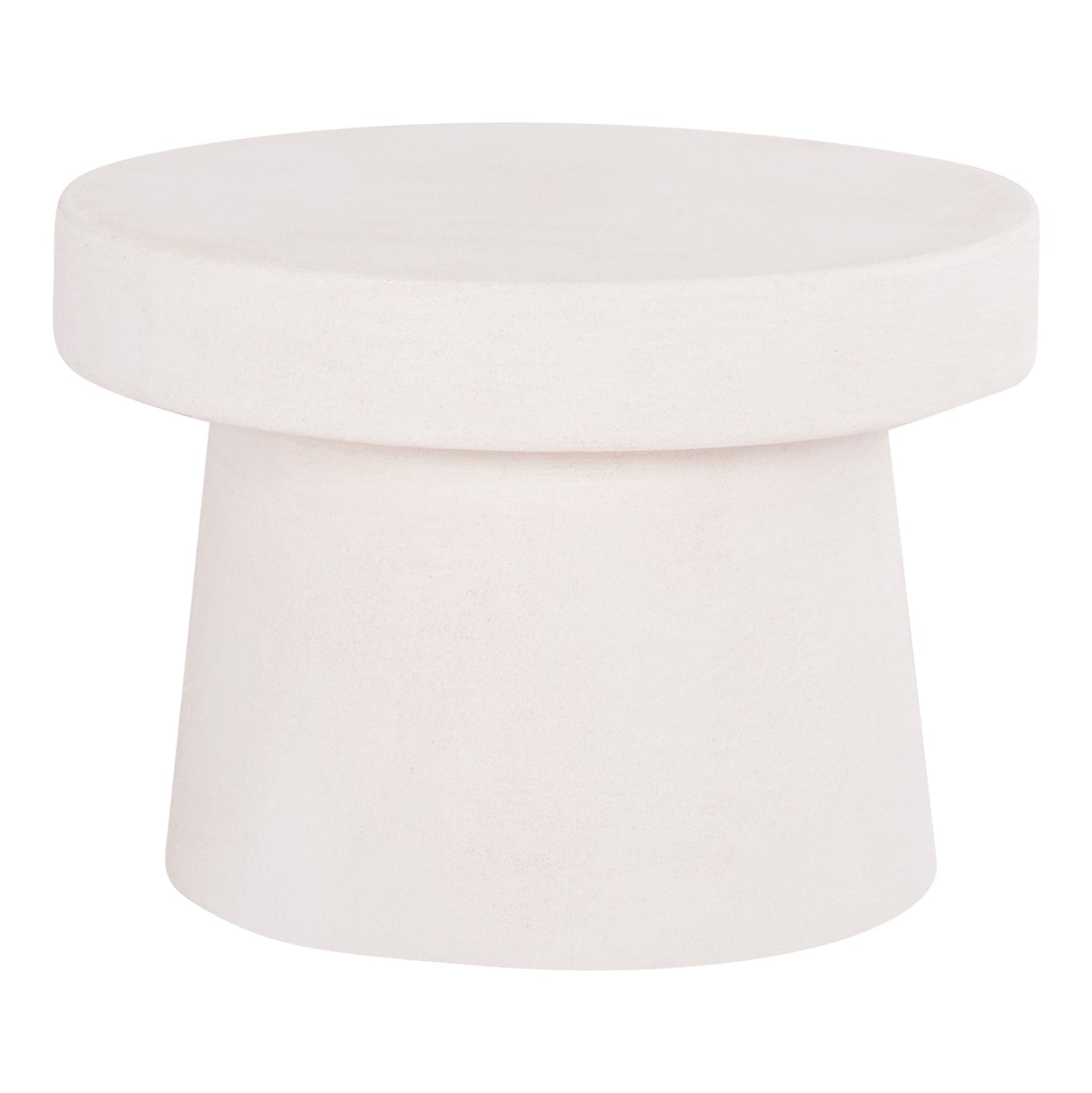 КРЪГЛА КАФЕЙНА МАСА СЕРИЯ SANTORINI MDF В ЦВЯТ ОФ-БЯЛ Ф60x42.5Всм.