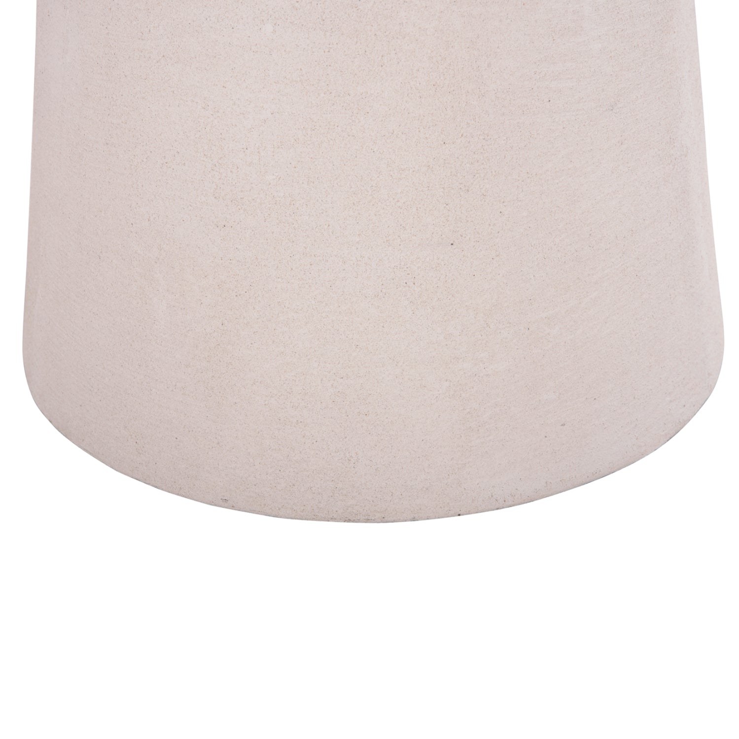 Кръгла маса за кафе серия SANTORINI MDF в цвят екрю Φ48x49Hсм.