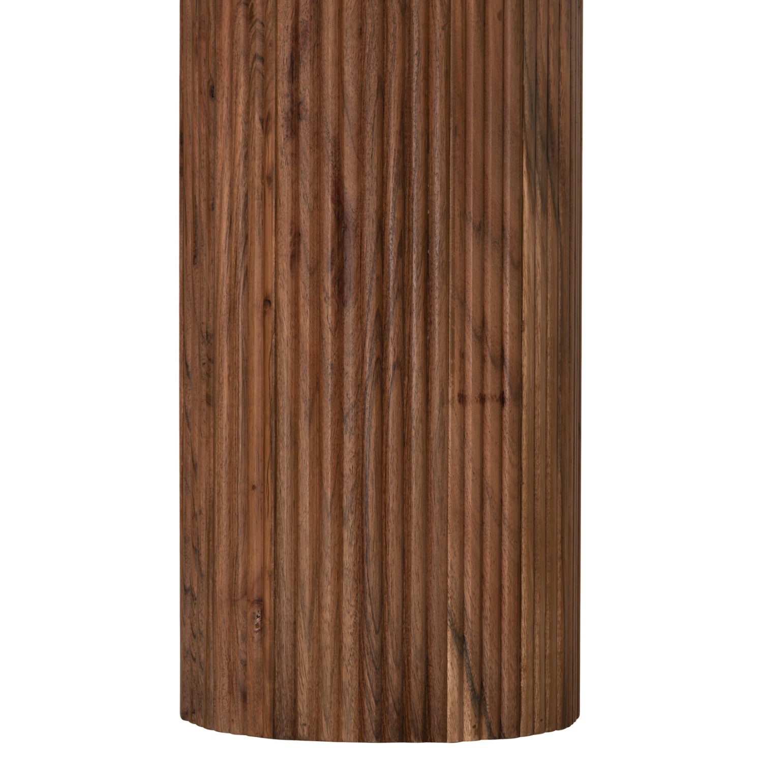 Кръгла маса за кафе Rajjeh масив акация дърво в натурален цвят Φ50x60Hсм.