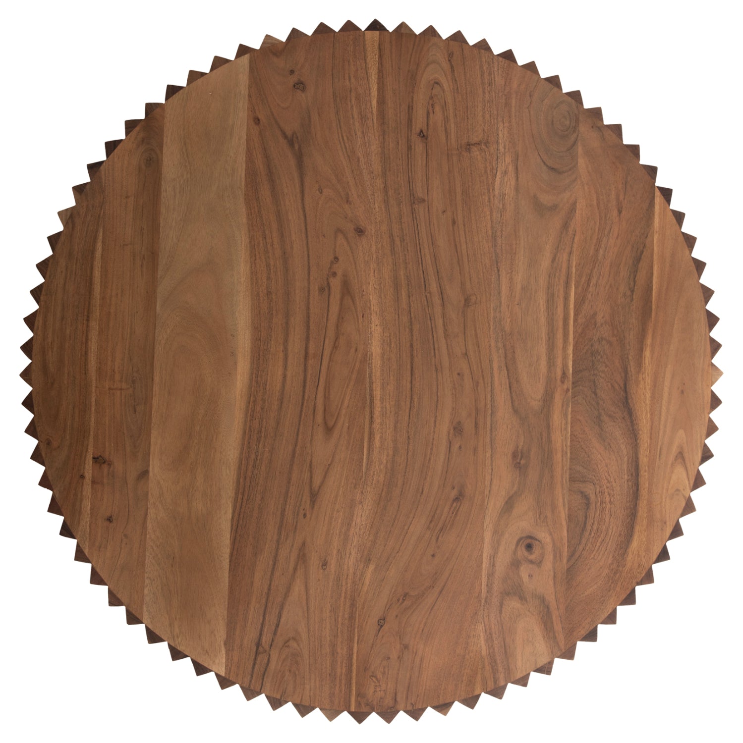 Кръгла маса за кафе Sedge масив акация дърво - натурален цвят Φ90x38Hсм.