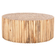 Кръгла холна маса COOTER тикови клони - естествен Φ100x40Hсм.