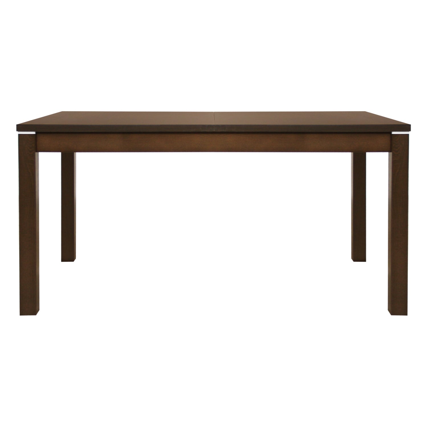 Трапезна маса TABITHA 150+(44)x90x75 см разтегателна, дървена, орех