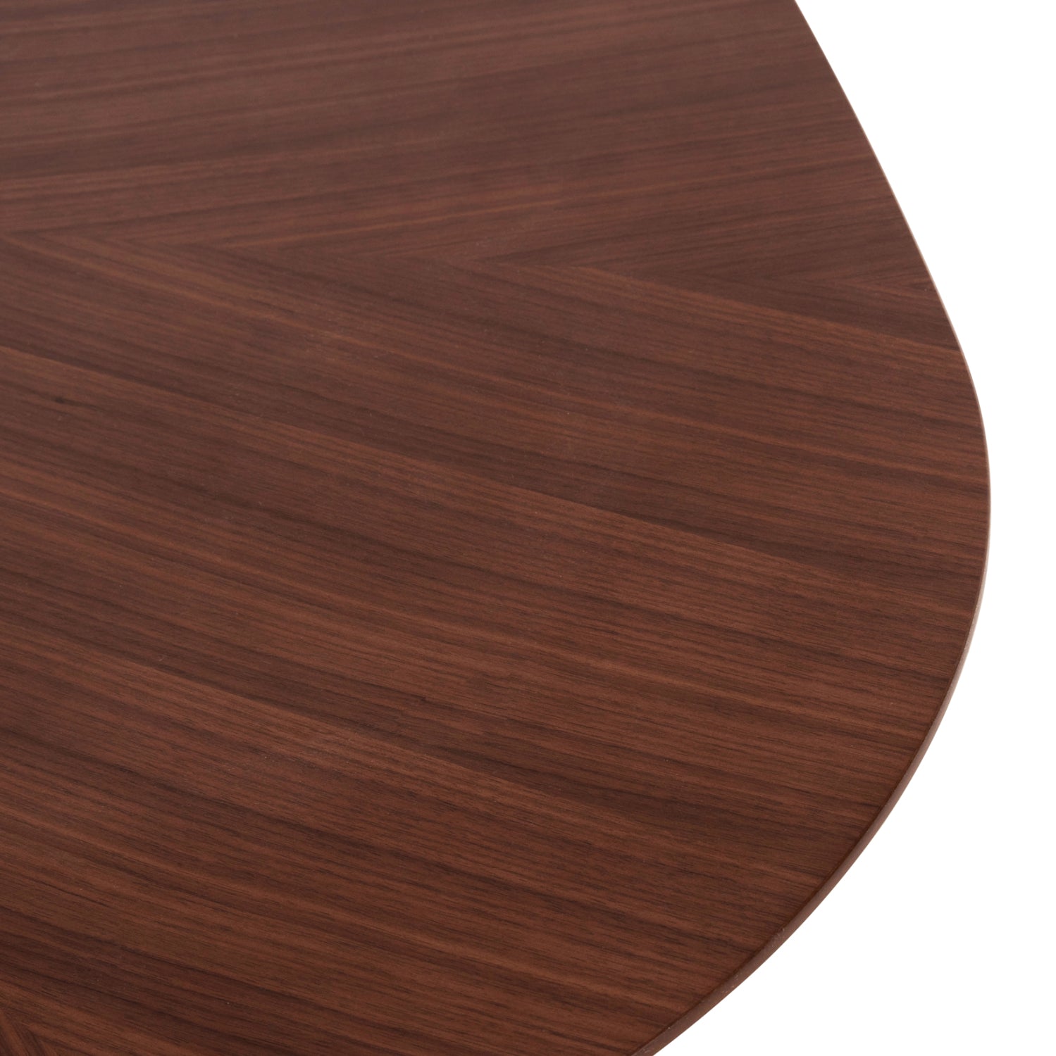ТРАПЕЗНА МАСА RINER MDF С ФУРНИР ОРЕХ SUNBURST 150x150x75Hсм.