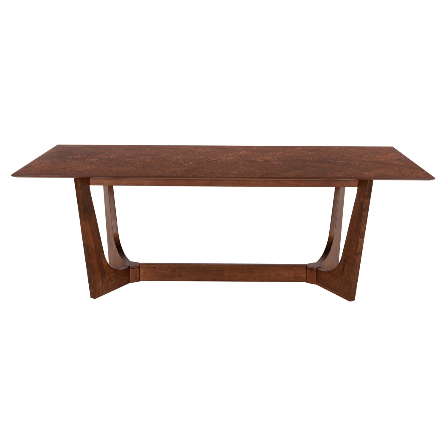 ТРАПЕЗНА МАСА RIMER MDF С ФУРНИР ОТ ЯСЕН В ЦВЯТ ОРЕХ 220x100x75Hсм.