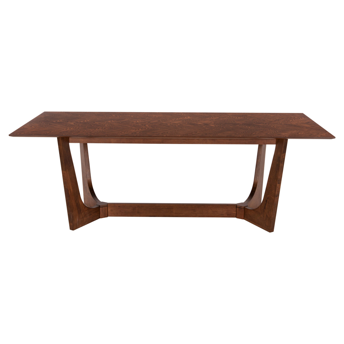 ТРАПЕЗНА МАСА RIMER MDF С ФУРНИР ОТ ЯСЕН В ЦВЯТ ОРЕХ 220x100x75Hсм.