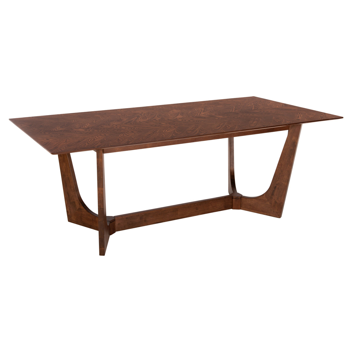 ТРАПЕЗНА МАСА RIMER MDF С ФУРНИР ОТ ЯСЕН В ЦВЯТ ОРЕХ 220x100x75Hсм.