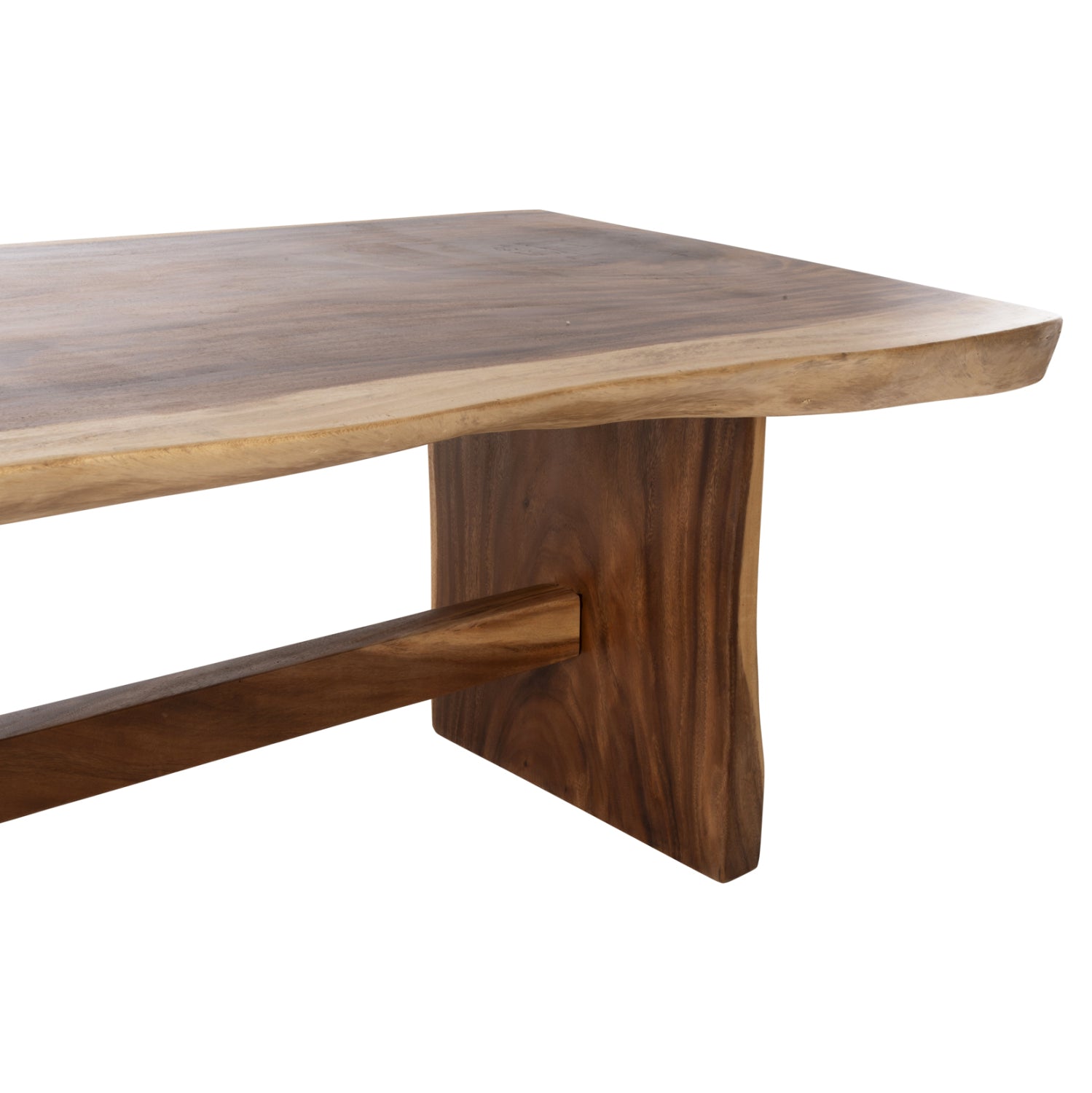 Трапезна маса ULYSES масивно суар дърво в естествен цвят 200X90X77Hcm.