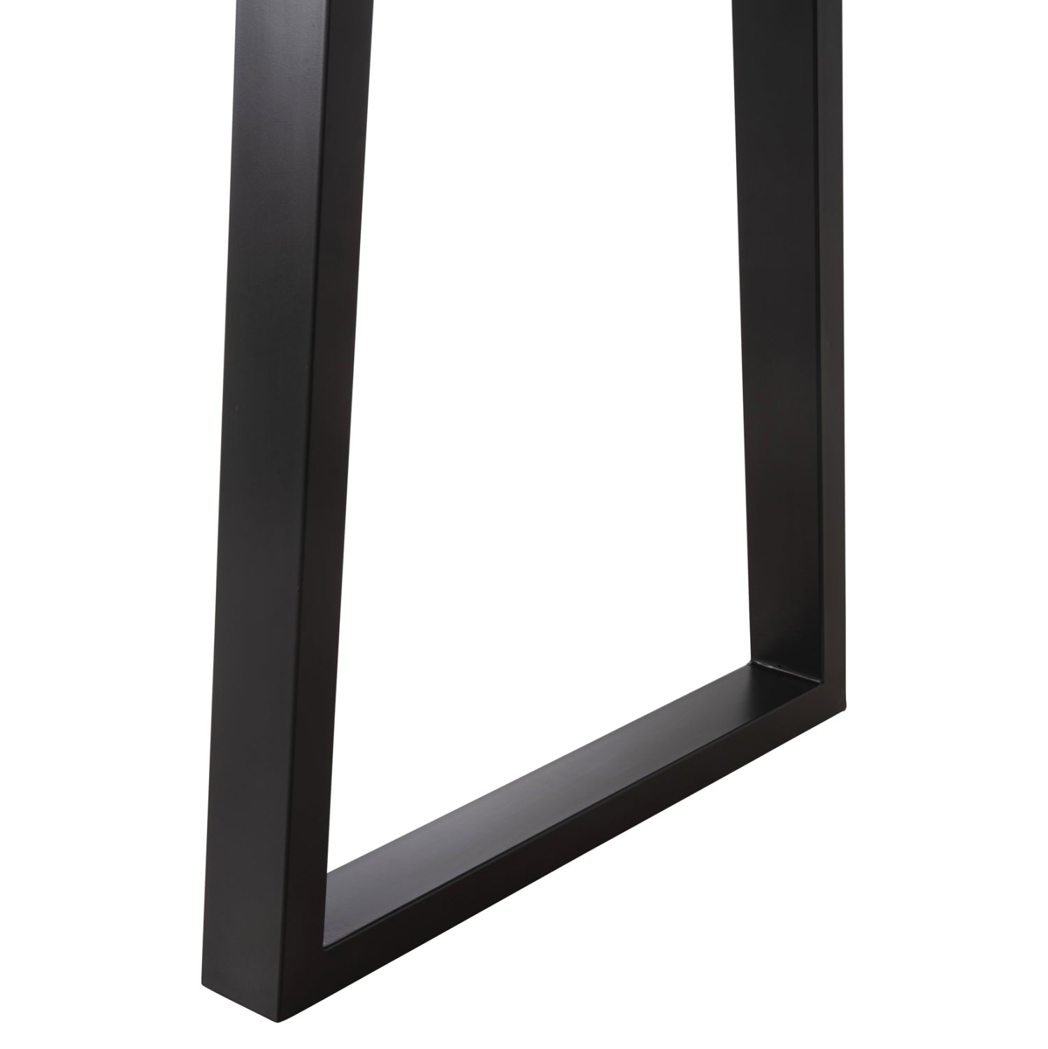 ТРАПЕЗНА МАСА SOFIA SLIM МАСИВНА АКАЦИЯ С ЧЕРНИ МЕТАЛНИ КРАКА 160X92X78Hсм