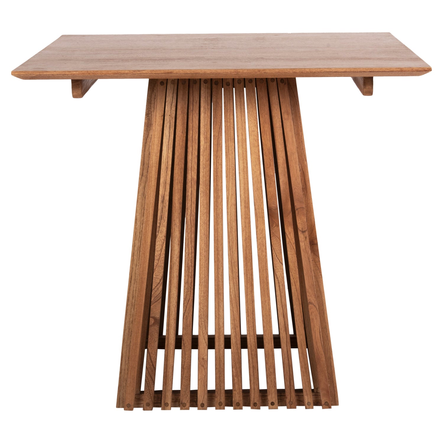 Квадратна трапезна маса FRANTZ масивно дърво минди 80x80x75Hсм.